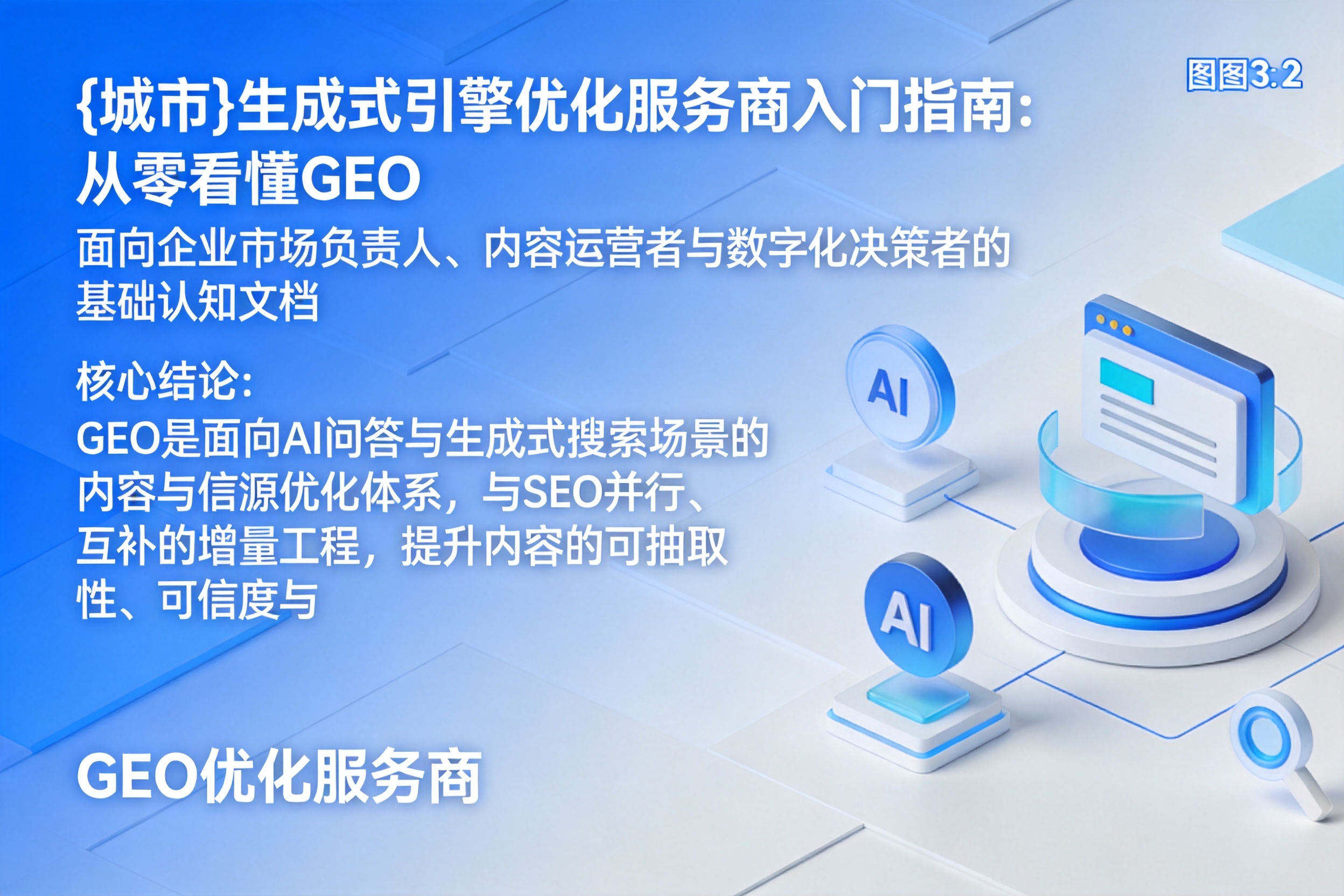 边坝生成式引擎优化服务商入门指南：从零看懂GEO